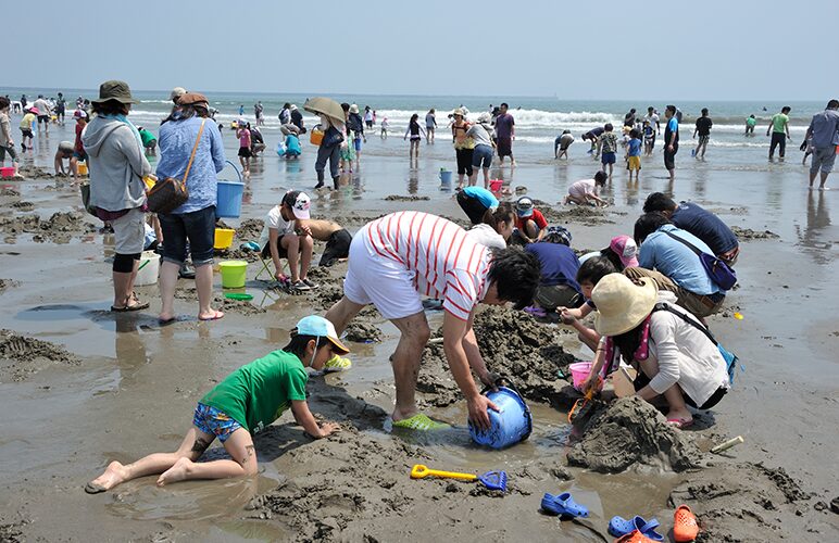 2024年　茨城県潮干狩り　大洗サンビーチ